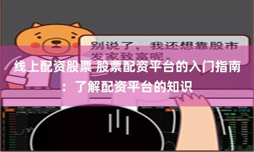 线上配资股票 股票配资平台的入门指南：了解配资平台的知识